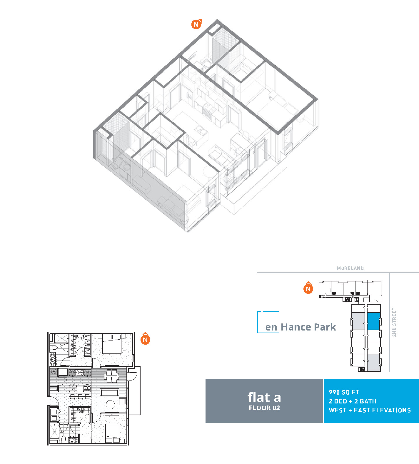 En hance park condo floor plan flat a 2bd