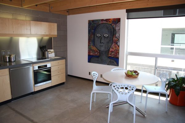 Dining area evergreen 9 row homes