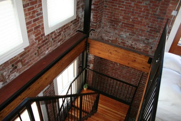Stairs windows fontenelle house lofts