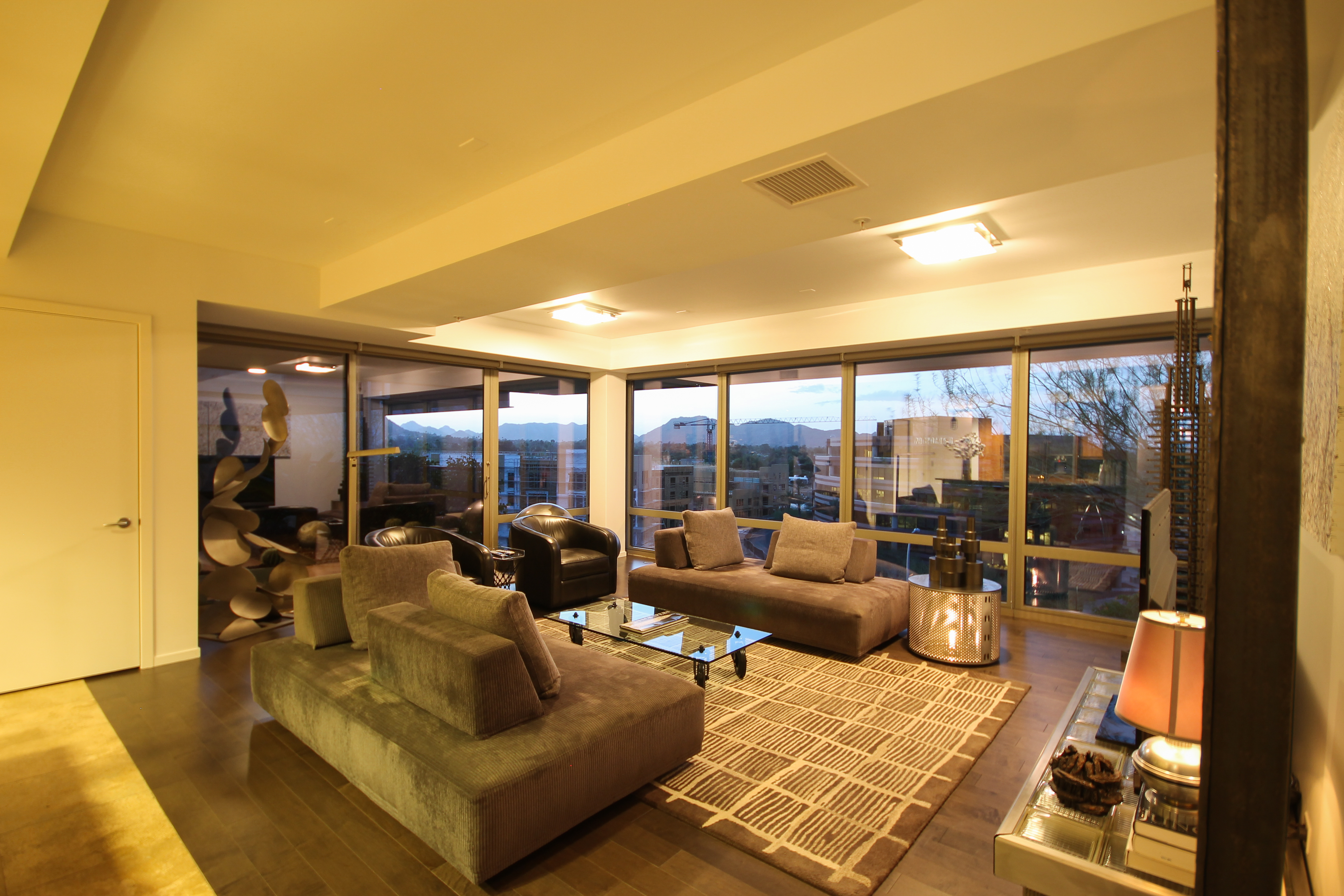 Living area optima camelview condos